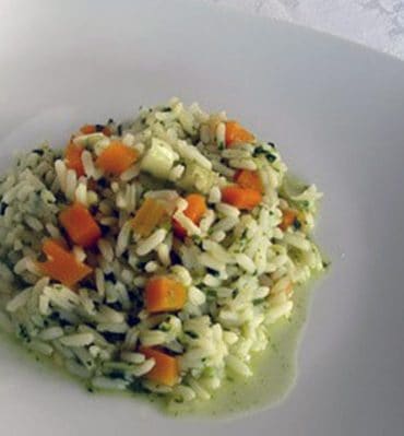 Reissalat mit Putenfleisch