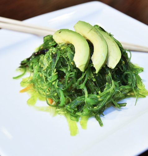 food, salad, wakame, cooking, seaweed, seaweed, seaweed, seaweed, seaweed, seaweed