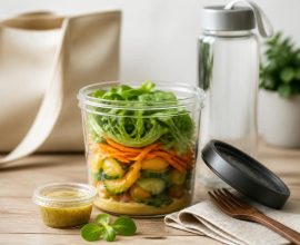 Salat to go richtig verpacken: So bleibt er frisch und knackig